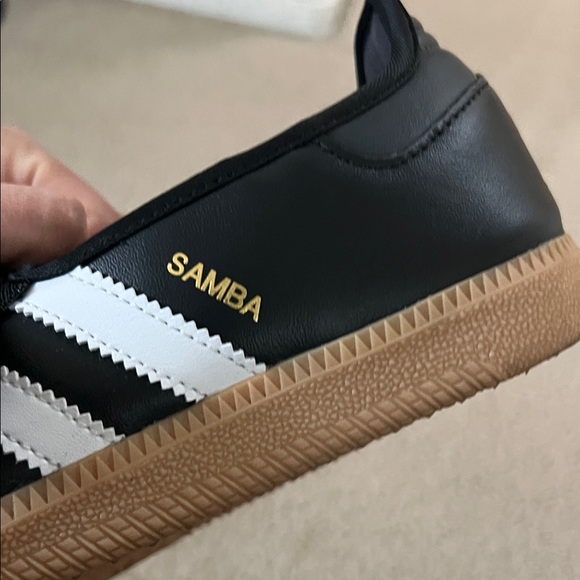 adidas sambas Maryjane Black and White Women's Shoes - Picture 6 of 10